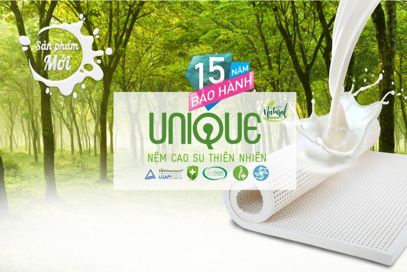 Nệm Cao Su Thiên Nhiên VẠN THÀNH UNIQUE