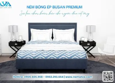 NỆM BÔNG ÉP GẤP 3 CAO CẤP ALVA BUSAN